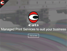 Tablet Screenshot of cats-solutions.co.uk